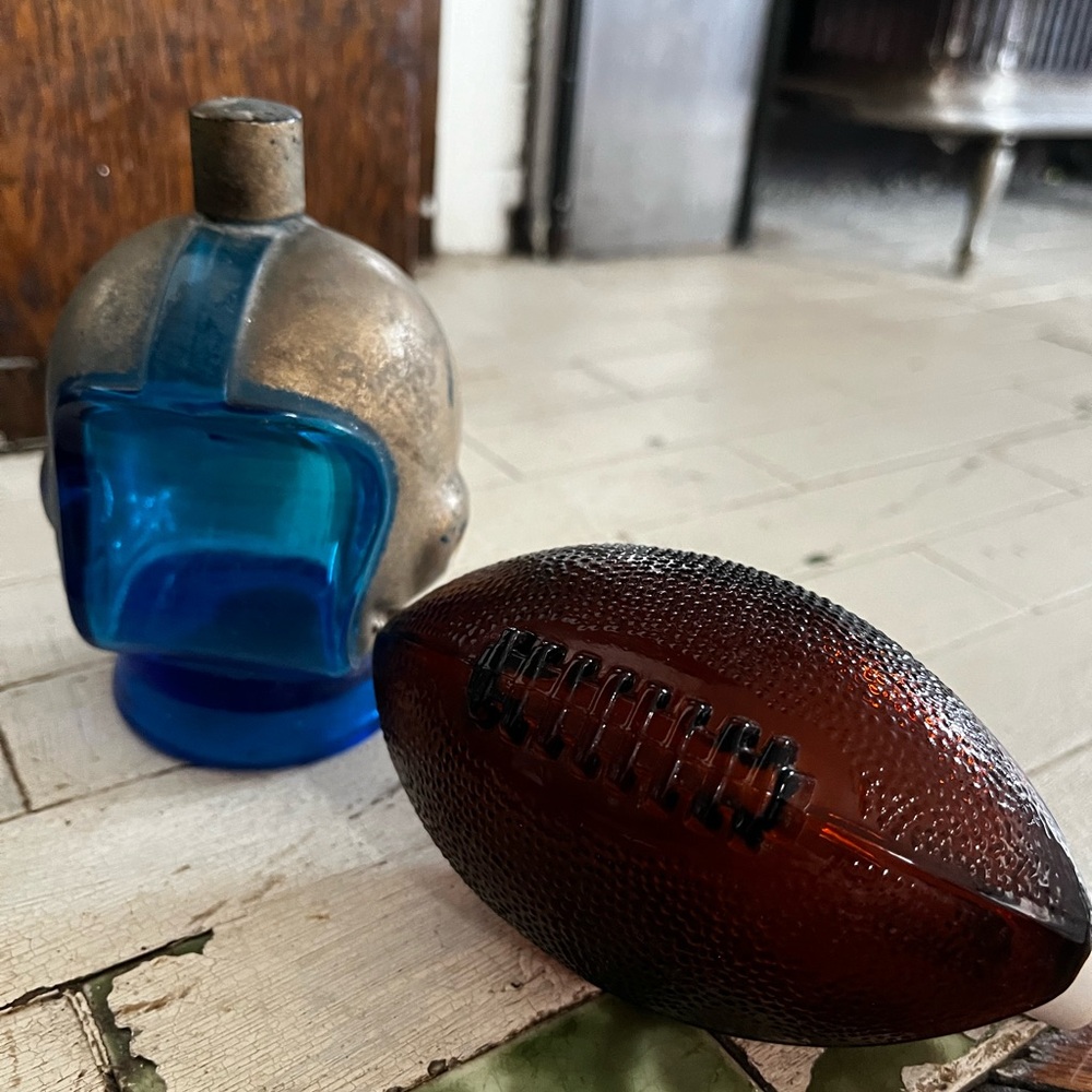 Vintage Avon football duo